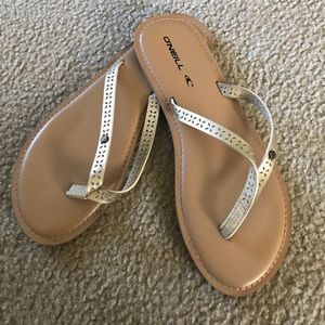 EUC - Gold O’Neill Sandals/Flip Flops